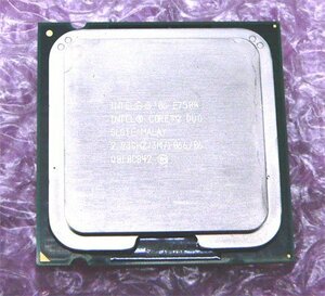 中古CPU Core2Duo E7500 2.93 SLGTE 動作品 