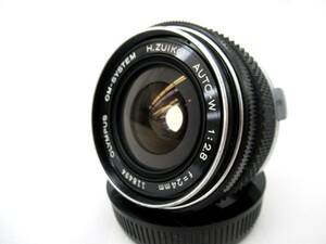OLYMPUS オリンパス OM-SYSTEM H.Zuiko Auto-W 1:2.8 f=24mm レンズ カメラ