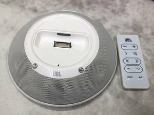 JBL ON STATION MICRO II 2 ホワイト 古い iPod iPhone3Gs など 対応 スピーカー リモコン セット 通電確認済み 動作未確認 24040501