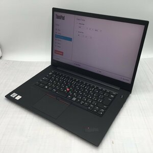 Lenovo ThinkPad P1 20TJ-S1HN1U Core i7 10850H 2.70GHz/32GB/なし 〔B0612〕