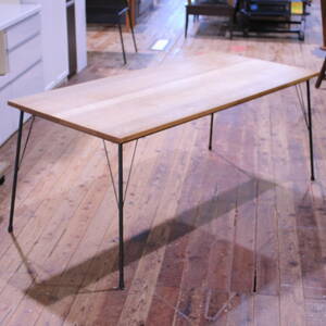 あ//A6746 鉄脚　アイアンレッグ　ダイニングテーブル　作業テーブル　サイズ　約166×78.5×71cm