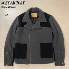 JOEY FACTORY ウールライダースジャケット ジョーイファクトリー M