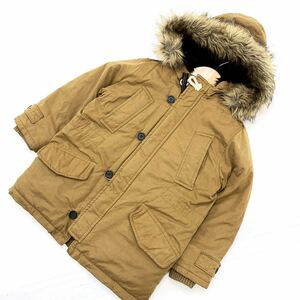 ギャップ GAP N-3B 型 モッズコート 中綿ジャケット キッズ 110cm 子供用 冬服にぴったり♪男女共用ベージュブラウン♪