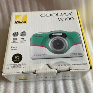 【激レア】未使用 Nikon ニコン E5系 はやぶさモデル W100 防水 デジタルカメラ 新幹線 COOLPIX JR 鉄道 電車 新品 コレクター コラボ