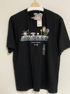 Lサイズ BILLIE EILISH x TAKASHI MURAKAMI Tee L MEN black UT ビリー アイリッシュ 村上隆 ユニクロ Tシャツ 黒 半袖 タグ付き