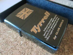 ZIPPO 『Tyrrell by CLUB ANGLE 片山右京 サイン入り限定品』1995年4月製造 ティレル タイレル 6輪F1 オイルライター ジッポー 廃版激レア