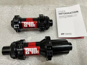 未使用 DT SWISS 240s ハブ 前後セット ロード MTB バイク 