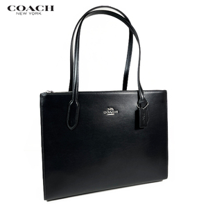 COACH コーチ レディース トートバッグ バッグ ニナ キャリーオール トート レザー CL398 ブラック アウトレット 新作 新品