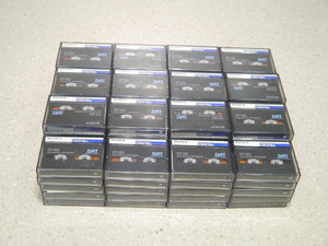 26ソニーDATテープ120分92本セットDT-120録音済みSONYダット音響機器オーディオdigital audio tapeデジタル記録媒体レコーダーJAPAN中古