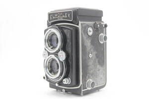【訳あり品】 ELMOFLEX olympus Zuiko F C 7.5cm F3.5 二眼カメラ s3545