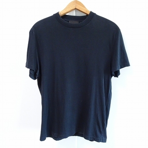 #snc プラダ PRADA Tシャツ M 黒系 三角ロゴ メンズ [761932]