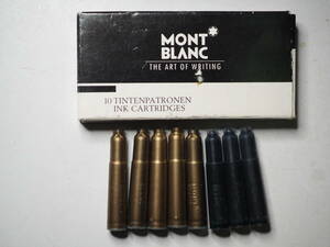 MONTBLANC モンブラン　インクカートリッジ10本　カートリッジインク BLACK NOIR NEGRO