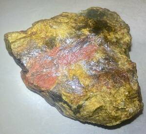 インドネシア　ジャワ島　スカブミ産天然マルチカラーコモンオパール原石377g激レア石^ ^