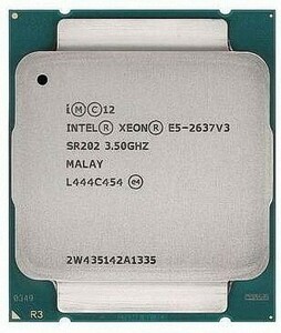 2個セット Intel Xeon E5-2637 v3 SR202 4C 3.5GHz 15MB 135W LGA2011-3 DDR4-2133