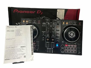 極美品 Pioneer DJ パイオニア DJコントローラー DJ機器 DDJ-400 2019年製 PA機器 音響機材 本体 オーディオ機器 器材 rekordbox対応