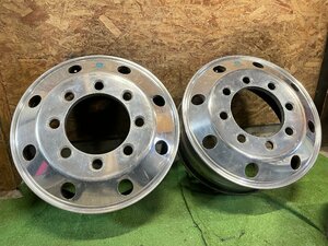 ALCOA アルコア 22.5×8.25 DC165 8H トラック ホイール 2本セット H