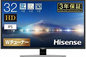 ハイセンス 32V型 ハイビジョン液晶テレビ - IPSパネル/外付けHDD録画対応((中古品)