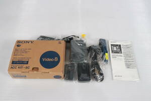未検品★SONY Video8 ビデオカメラ用 アクセサリーキット ACC KIT-SC 箱付き レア ソニー S436