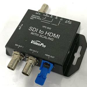 現状品 コンセント無し VideoPro SDI to HDMI コンバーター VPC-SH2 ビデオプロ/VideoPro SDI to HDMI本体 のみ 通電OK カ15