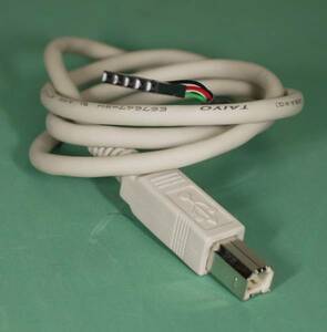 USB-B ケース内 USB5PIN 変換ケーブル