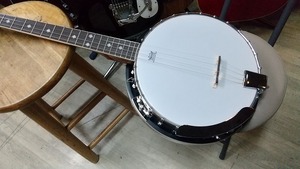 Blanton BB-15T　テナーバンジョー 　マイク搭載アンプに繋げる　エレキバンジョー　Banjo　【 ブラントン BB15T TENOR Banjo 】