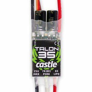 送料無料 castle TALON35 AMP ESC TALON 35 スピードコントローラー アンプ キャッスル タロン RC Uコン CL castlecreations