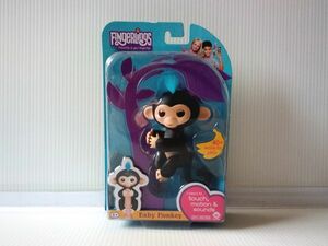 台湾★即決♪ 超レア!! 正規品!! 電子ペット WowWee Fingerlings ワウウィー フィンガリングス ベイビーモンキー ハグミン 黒色♪