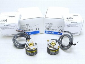 ★OMRON E6H 2個セット 中古＋未使用 ロータリエンコーダ CWZ3X オムロン★A