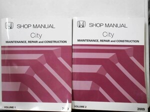 ACURA City SHOP MANUAL　Vol.1-2 英語版 + 追補版８冊セット