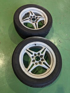 SSR TYPE X R15 7J 35 15インチ +35 7JJ TYPEX シビック インテグラ A050 Sタイヤ タイヤ付き 205 50 アドバン ADVAN 4H 4穴 PCD100