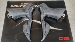 【中古】SHIMANO ULTEGRA di2 ST-R8050 STIレバー 左右セット シマノ 11速 リムブレーキ