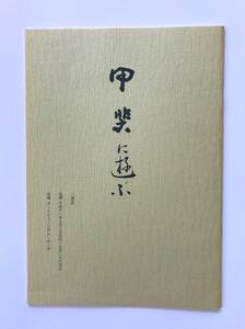 【溪】図録　甲斐に遊ぶ　骨董の店　甲斐　1999年　平成11年　古美術　骨董　美品　