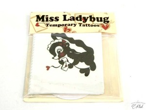 新品 Miss Ladybug/ミスレディーバグ　タトゥーシール　ステッカー　 雑貨 インテリア