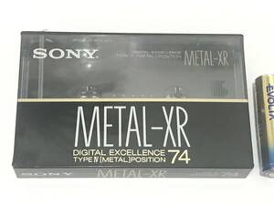 ソニー メタル テープ カセットテープ　METAL-XR 74　SONY　当時物　未開封品