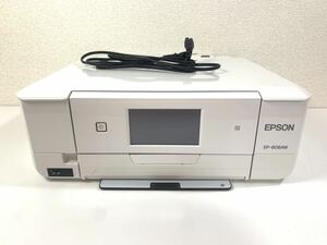 EPSON エプソン インクジェットプリンター EP-808AW ホワイト プリンター カラリオ 通電確認済み K