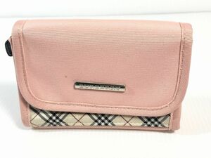 バーバリー BURBERRY ノバチェック柄 ポーチ 正規品 中古 送料220円