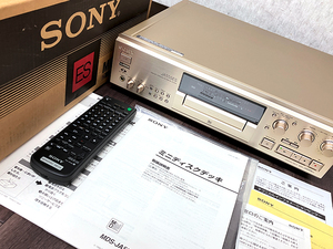 ■SONY MDS-JA555ES MDレコーダー 最上位モデル リモコン・説明書・元箱付属 ソニー■