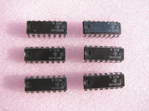 👌ばっちり! ◆IC (Integrated Circuit) 集積回路 『 ＳＮ７４８３ＡＮ 』6個set 　⭕ 🝳 