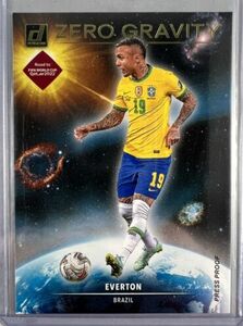 Everton 2021-22 Donruss Soccer Zero Gravity Gold Press Proof Brazil World Cup 海外 即決