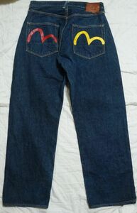 日本製 EVISU 2001 No.2 W34 エヴィスジーンズ　MADE IN JAPAN