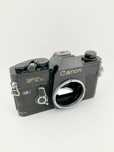 キャノン Canon FTb QL ブラック フィルムカメラ 一眼レフ ボディ レトロ 昭和レトロ (k5792-t22)