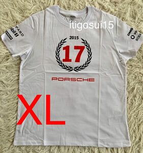 ★【未使用】ポルシェ PORSCHE★半袖 Tシャツ EU XLサイズ★919ハイブリッド 17 WEC ルマン マーク・ウェバー★ driver