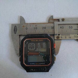 送料180円　Wind Jack CITIZEN 42-8094 GN-4-s 腕時計 デジタル ジャンク 動作未確認