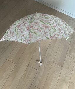 ピエールカルダン Pierre Cardinブランド　日傘 ピンク色花柄折り畳み傘 晴雨兼用