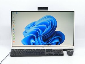 中古 一体型パソコン Windows11+office NEC DA700/H core i7-7500U/新品SSD512GB/メモリ8GB/無線内蔵/23.8インチ/WEBカメラ　訳あり品