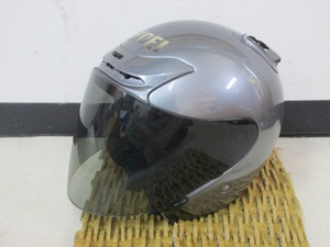 κ【送料無料】SHOEI J-FORCEⅡ Lsize ショーエイ Jフォース2 Lサイズ 59~60cm スモークシールド J-FORCE2 ジェットヘルメット