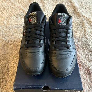 リーボック Reebok スニーカー クラシックレザー ブラック Classic Leather Black 26cm