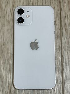 【美品】Apple iPhone12 mini 128GB WHITE SIMフリー ジャンク