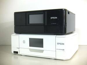 EPSON エプソン★2台セット EP-807AW EP-882AB インクジェット複合機 プリンター 通電確認 ジャンク