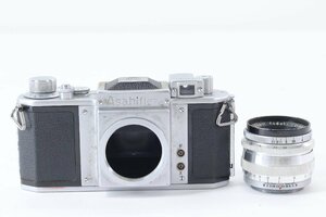 【ジャンク】Asahiflex アサヒフレックス フィルムカメラ レンジファインダー Asahi-Kogaku Takumar 58mm F2.4 単焦点レンズ 43523-Y